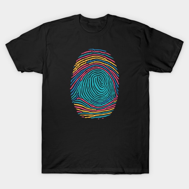 Fingerprint T-Shirt by EarlAdrian